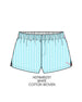 Striped Boxer Shorts Turqoise