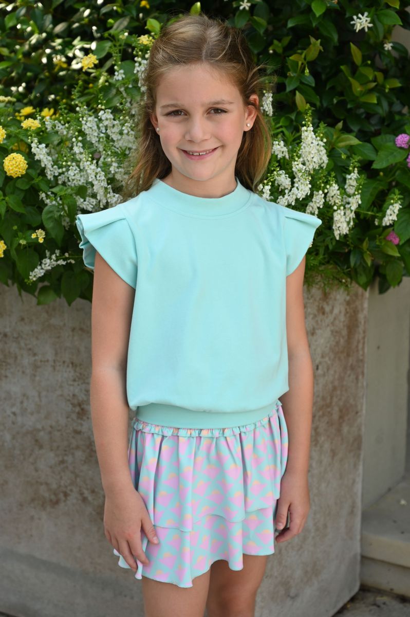 Olivia Top Turquoise