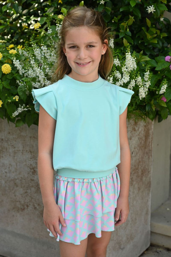 Olivia Top Turquoise