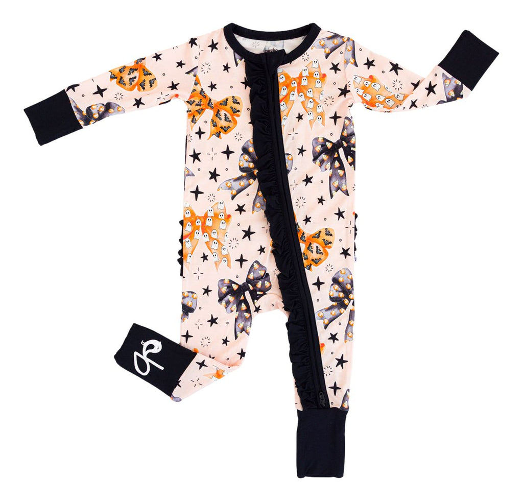 Bewitching Bows Ruffle Convertible Romper