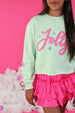 Jolly & Rhinestone Stars Sweatshirt