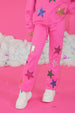 Sequins Stars Applique Pants