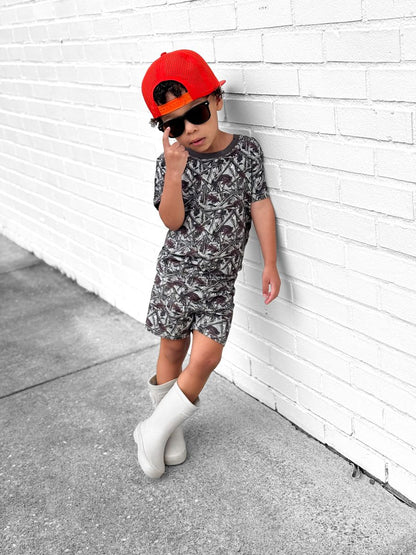 Hidden 2 Piece Shorts Set