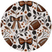 Game Day Blooms Ruffle Footie Snoozer