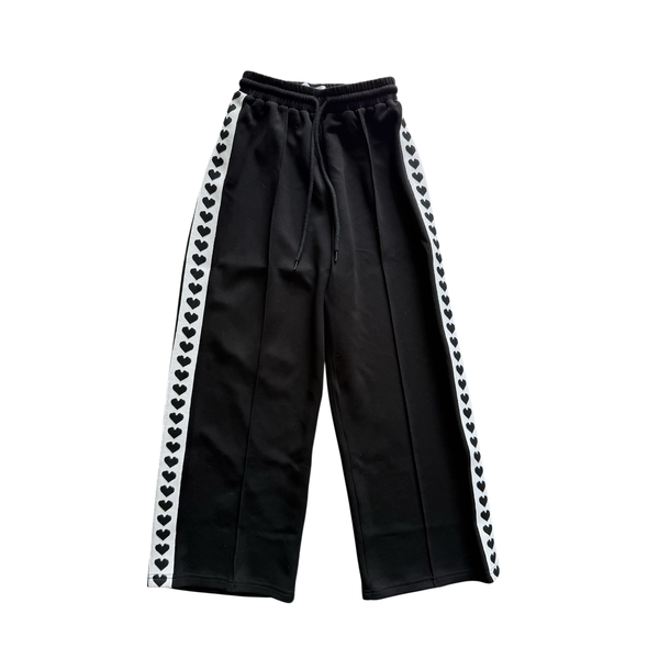 SIDE STRIPE HEART TRACK PANT