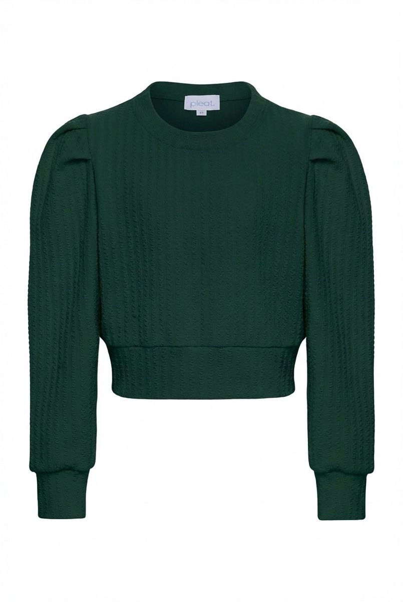 Jane Sweatshirt Textured Hunter
