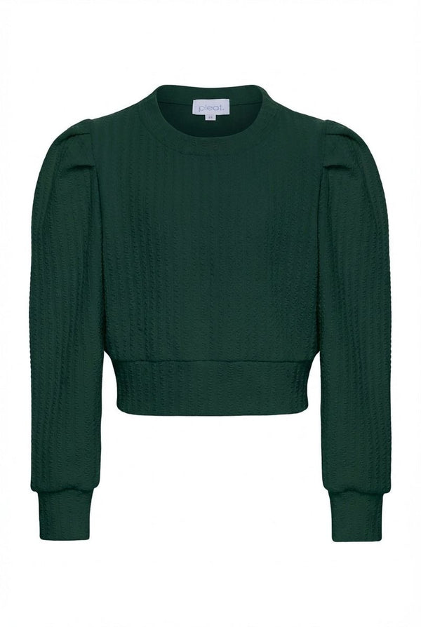 Jane Sweatshirt Textured Hunter