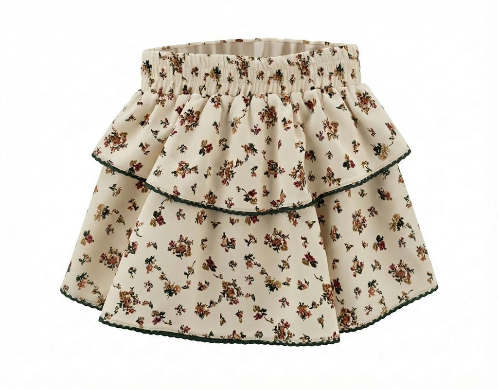 Parker Skort Cream Vintage Floral