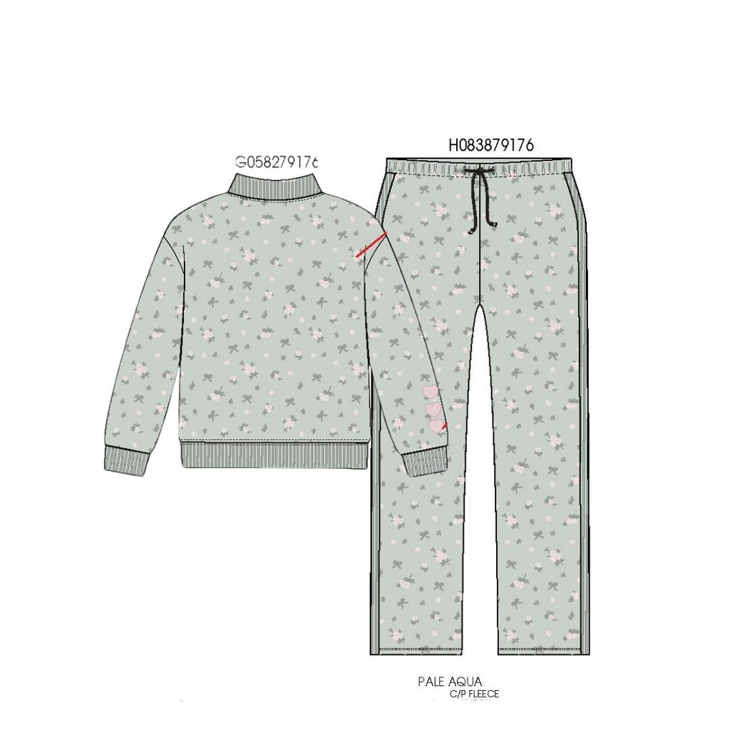Floral Print Set - Pants