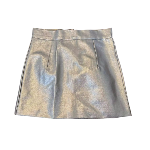 ZIP BACK MINI SKIRT