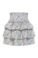 Sally Skirt Coral Floral