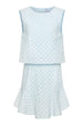 Cleo Dress Light Aqua Eyelet