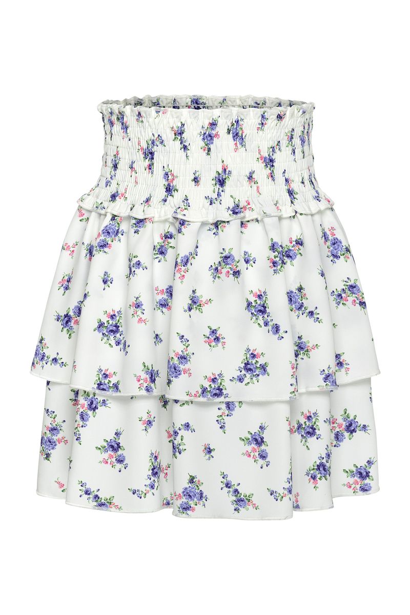 Scottie Skirt Violet Roses