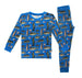 Wishin I Was Fishin' Blue 2 Piece Pajama Set