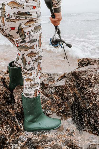 Wishin I Was Fishin 2 Piece Pajama Set