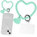New Heart Universal Phone Silicone Wristlet Lanyard Keychain
