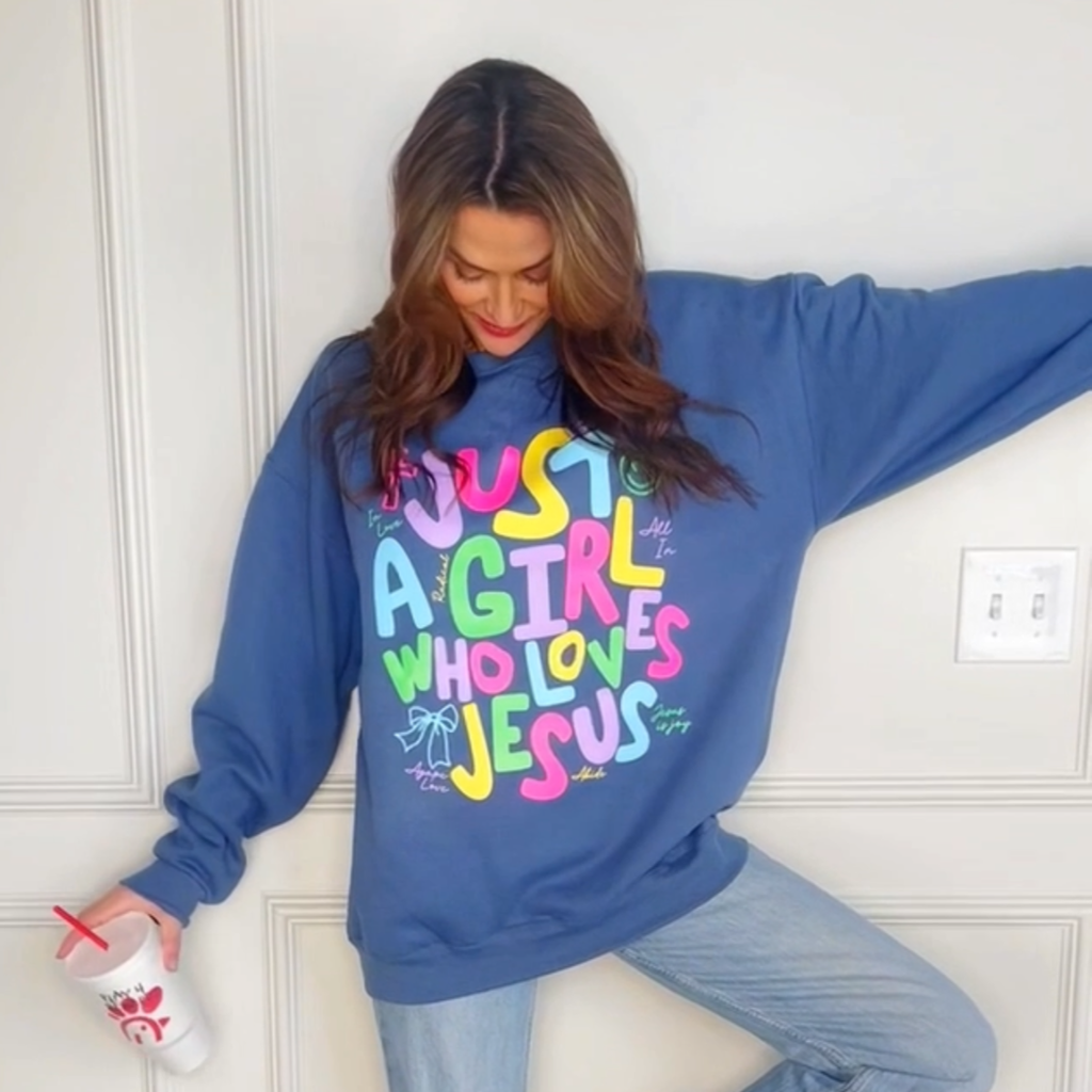 Just a Girl Who Loves Jesus Sweatshirt