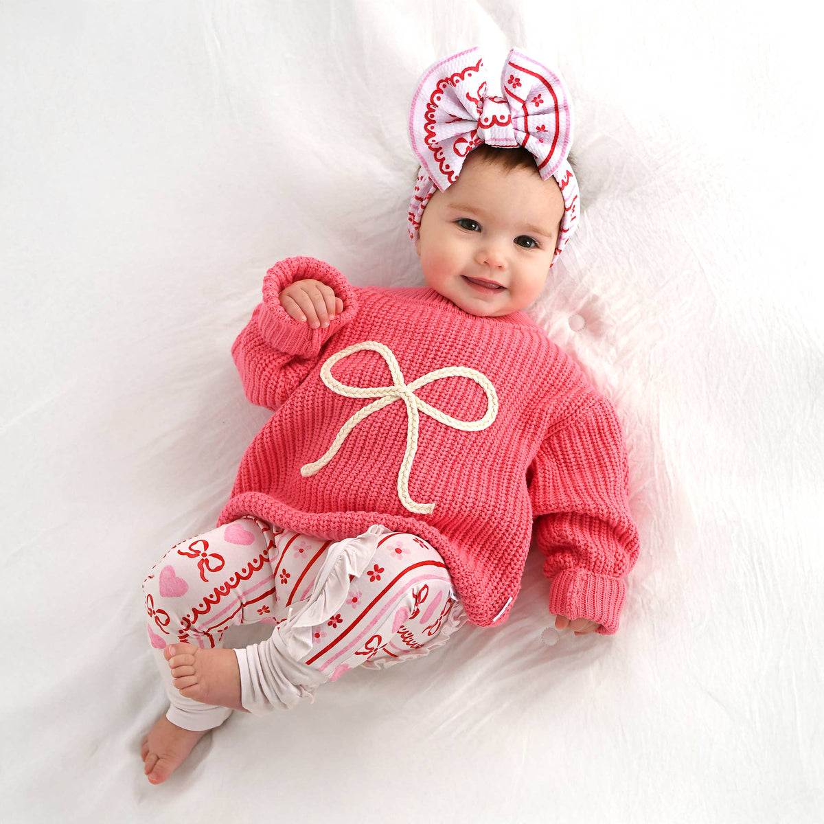 Pink Bow SWEATER