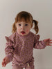 GIRLS RUFFLE SWEATSHIRT - Cheeta