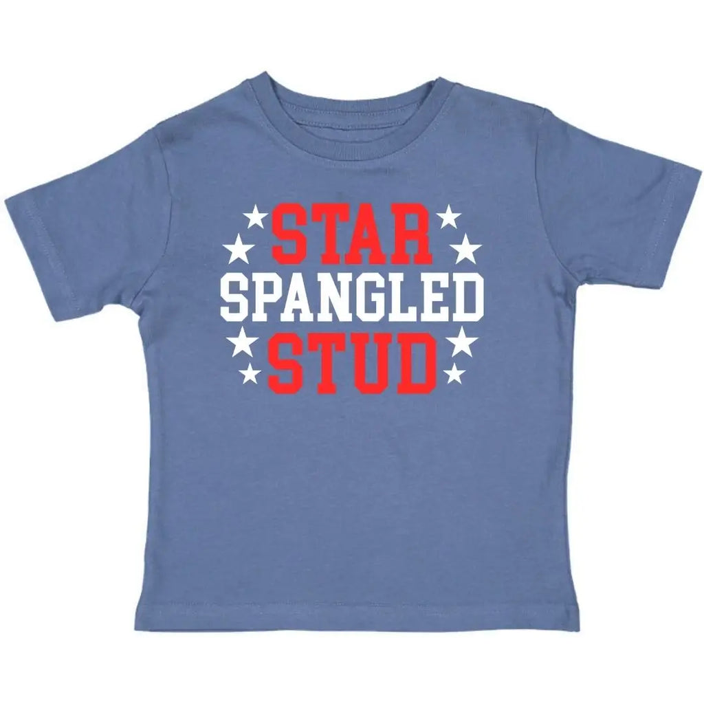 Star Spangled Stud Short Sleeve Shirt