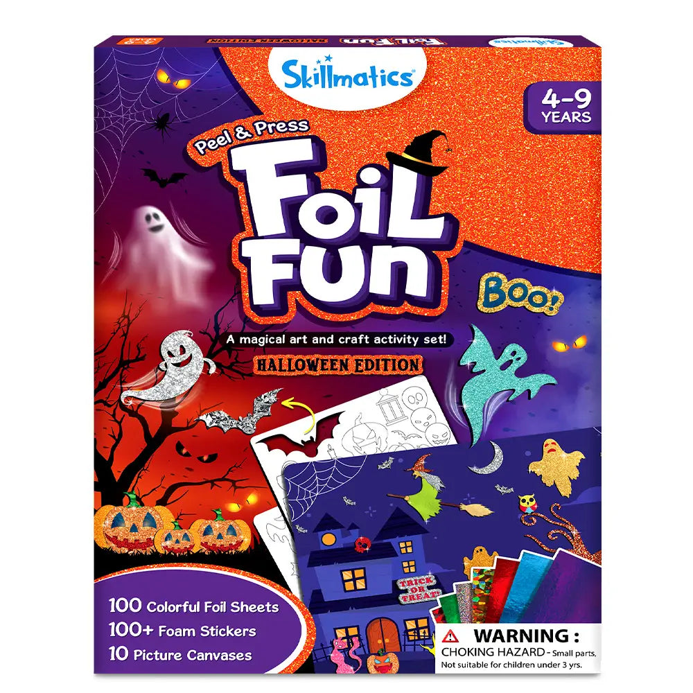 Foil Fun - Halloween No Mess Art Craft Kit For Kids