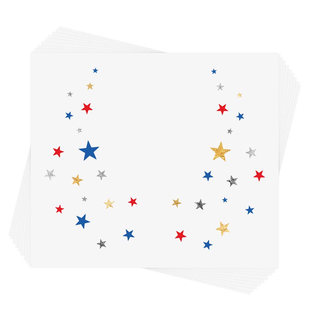 American Starry Eye Temporary Tattoo