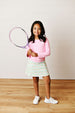 BUBBLEGUM PINK RUCHED TOP
