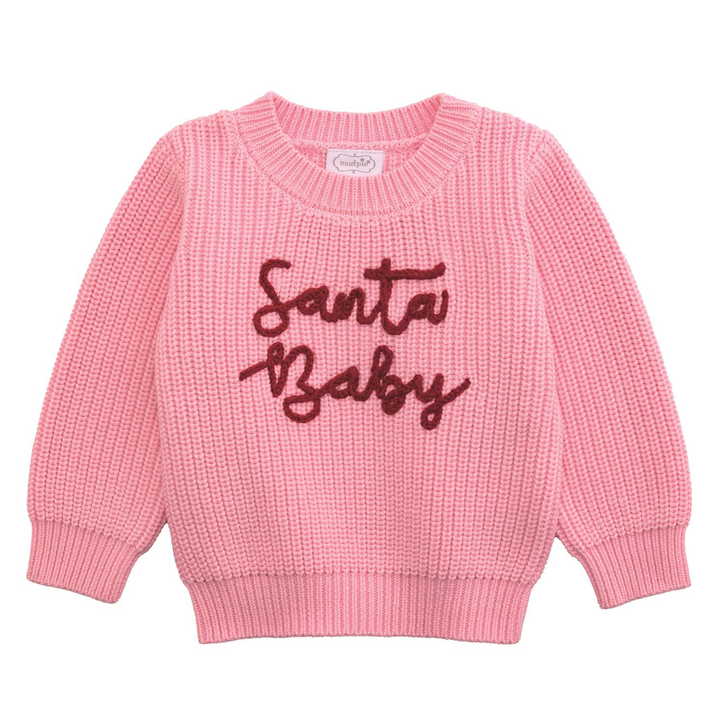Santa Baby Chainstich Sweater