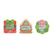 Christmas Glitzy Gems Sticker Earrings