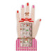 Red Christmas Nails & Jewelry Set