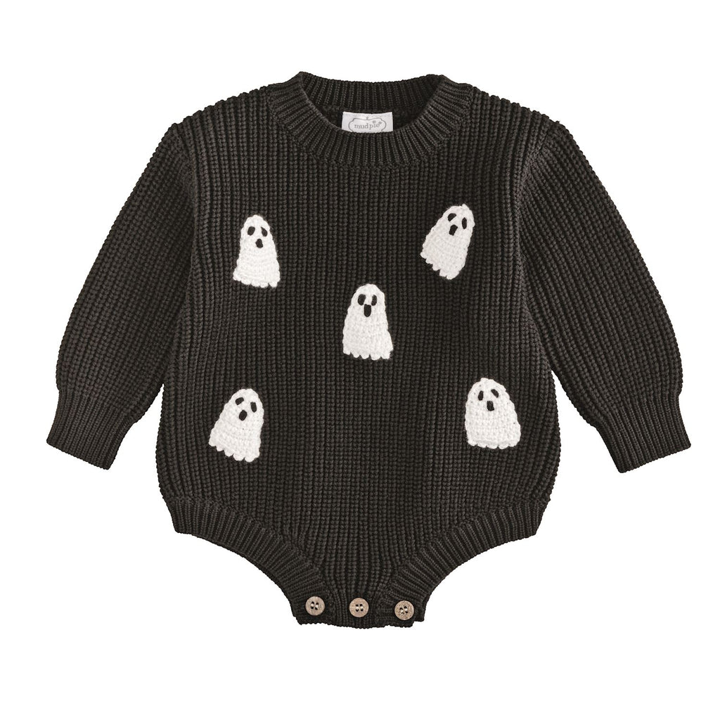 Ghost Chain Stitch Baby Sweater Bubble