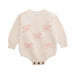 Bow Chainstitch Baby Sweater Bubble