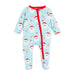 Blue Santa Glow Baby Sleeper