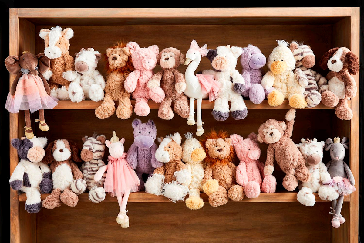 Farm Plush Rattle Pals