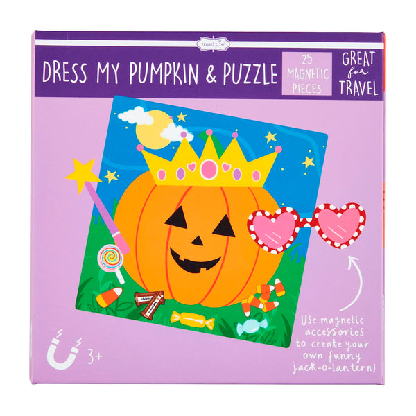 DRESS MY PUMPKIN PUZZLE - PURPLE