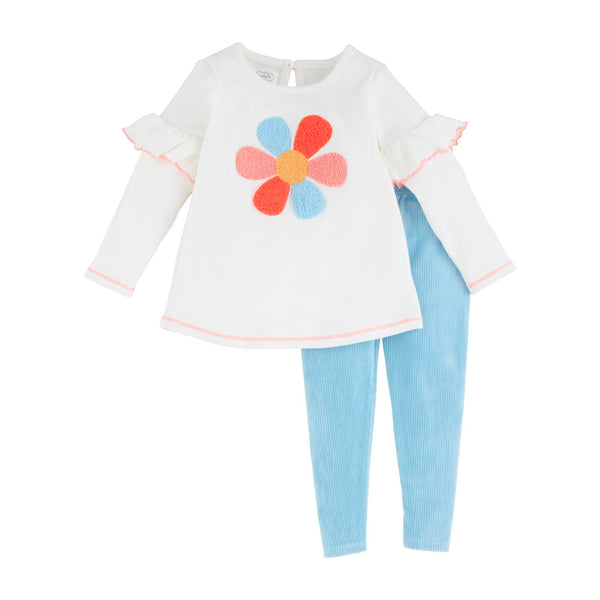 FLOWER TUNIC AND LEGGING SET