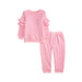 Quilted Bow Toddler Jogger Set