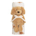 Retriever Swaddle & Rattle Set