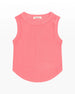 RIBBED EXPOSED SEAM TANK TOP Confetti pink
