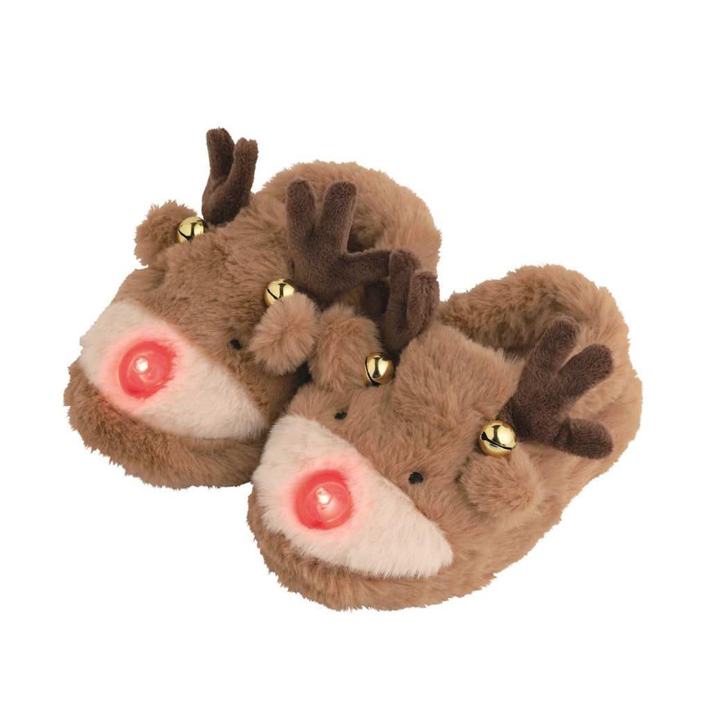 Christmas Jingle Light-Up Slippers