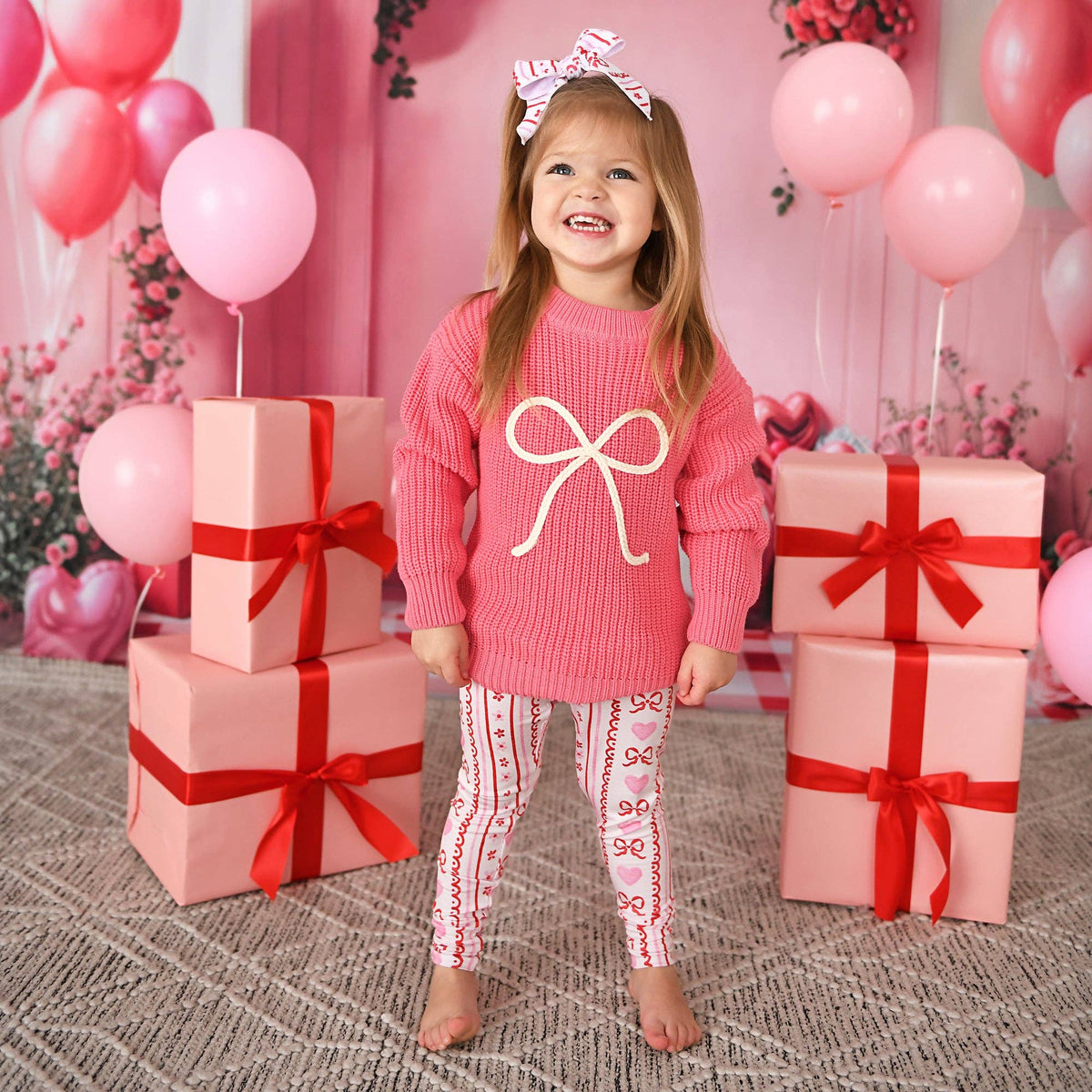 Pink Bow SWEATER