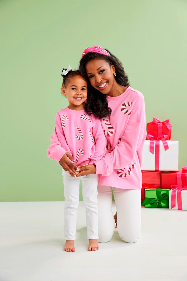 Candy Cane Sweatshirt - Kids