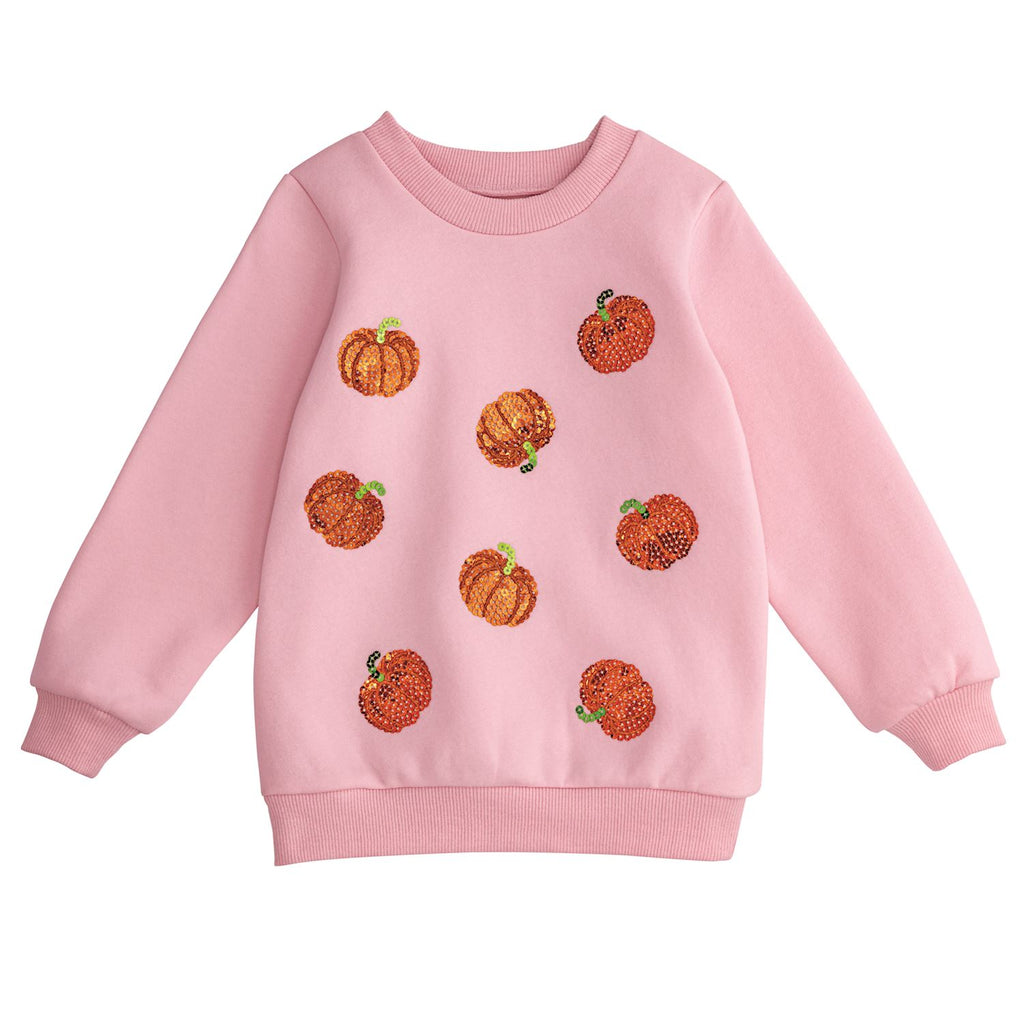 Pumpkin Sparkle Toddler Sweatshirt