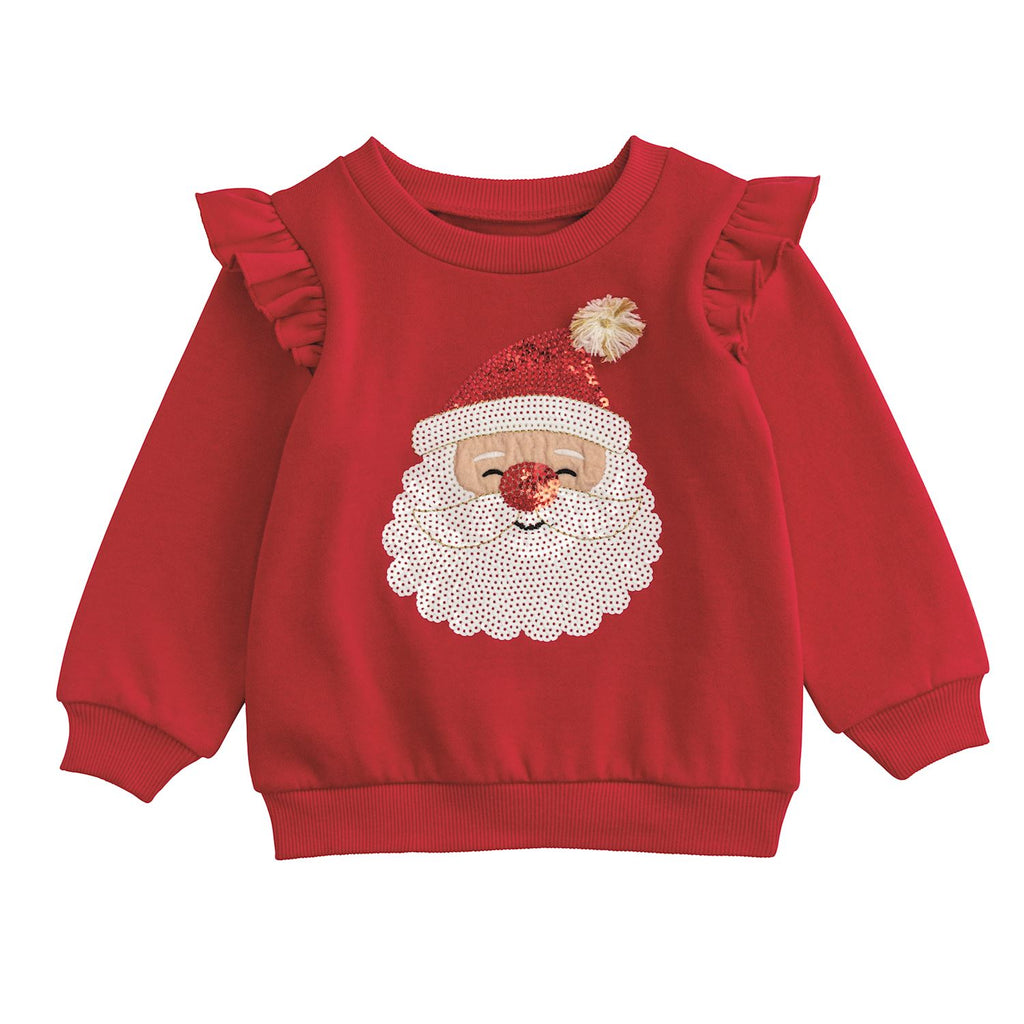 Sequin Santa Toddler Sweatshirt