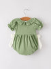 Fall Thanksgiving Smock Embroidered Bubble