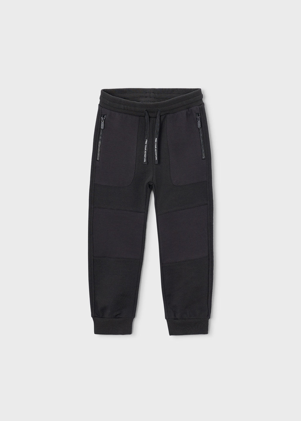 Ottoman knit pants - pizarra