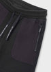 Ottoman knit pants - pizarra