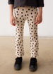 Rib knit flare leggings - Quinoa vig