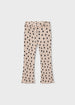 Rib knit flare leggings - Quinoa vig