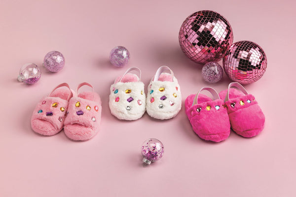 Glitzy Rhinestone Slippers